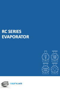 RC-series-evaporator